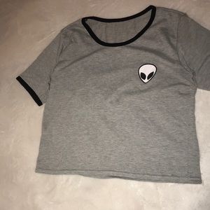 Grey t-shirt, medium size